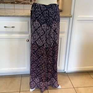 Erin Fetherston Wrap Skirt Purple Floral NWT Lightweight